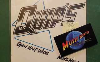QUIPS - OPEN HALF WIDE / NEWS NEWS - FIN 1983 EX+/EX+ 7"