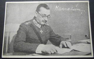 Mannerheim. Kenttäpostikortti