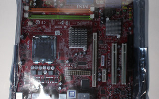 LGA775-emolevy MSI 945GCM5 V2 MS-7267, mATX, tehdaskorjattu