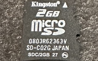 Kingston 2Gb MicroSd muistikortti