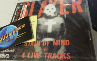 SLAYER - STAIN OF MIND + 4 LIVE TRACKS UUSI PROMO CDS RARE