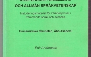 Andersson: Kompendium i grammatik & språkvetenskap