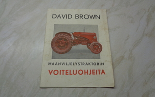 DAVID BROWN traktori - voiteluohjeita 1950-60 luku