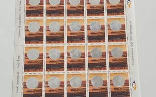 postimerkki arkki 1990 Posti-TELE 1,90mk   L16e