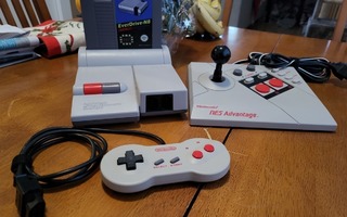 Hi-Def NES USA toploader setti kaapeleineen