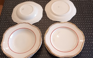 Arabian 30-luvun astiaston lautaset 4+4 kpl