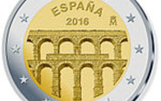 2€ Rulla Espanja 2016 Aqueduct of Segovia