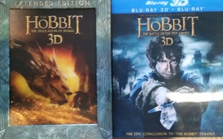 Hobbit 5 x 4 Blu-Ray -3D