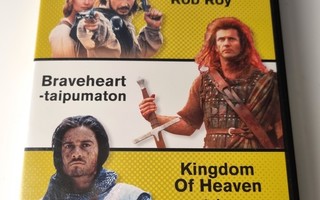 Rob Roy / Braveheart / Kingdom of Heaven (3-dvd)