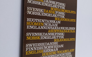 Ruotsin/tanskan/suomen/norjan/englannin/saksankielinen as...