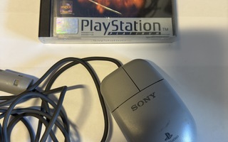 Playstation 1 hiiri sekä Die Hard Trilogy