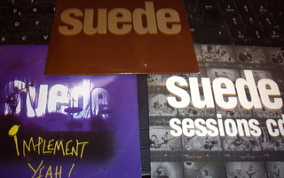 3 Kpl SUEDE -yhtyeen promo cd -julkaisuja pakettina !
