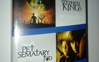 (SL) 2 DVD) Uinu, uinu lemmikkini 1 & 2 Pet semetary 1 ja 2