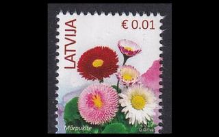 Latvia 899_IV ** Käyttösarja kukka 0.01 € -17 (2014)