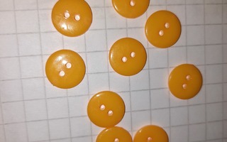 Kelta oranssi perus nappi 13mm