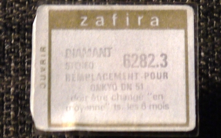 Levysoittimen neula Zafira Diamant 6282.3 (Onkyo DN51)