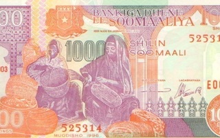 Somalia 1 000 sh 1996
