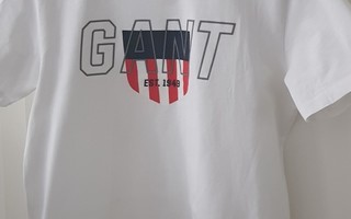 Valkoinen Gant T-paita / Toppi - koko S / 170 cm