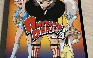 American Dad!: Osa 4 (3DVD) satiirinen piirrossarja (UUSI)