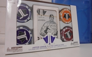 JUSTICE LEAGUE POKER SET	(6 906)	playing cards & chips