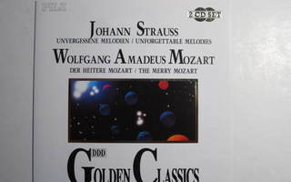 Golden Classics 2 CD set Strauss / Mozart kahden levyn CD