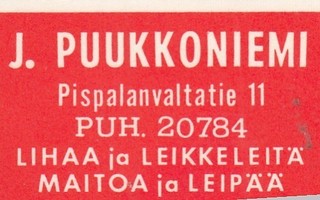 Tampere, J. Puukkoniemi   b316