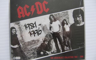 AC/DC The Broadcast Collection 1981 - 1996 4 * CD Boxi