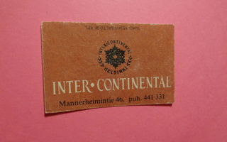 TT-etiketti Inter-Continental, Helsinki