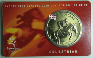 Juhlaraha Sydney Olympia Coin Collection 22 of 28 EQUESTRIAN