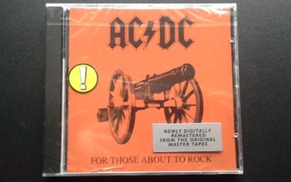 CD: AC/DC - For Those About to Rock (1981/1994)  AVAAMATON
