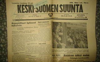 Sanomalehti: Keski-Suomen Suunta , 30.7.1938 (IKL)