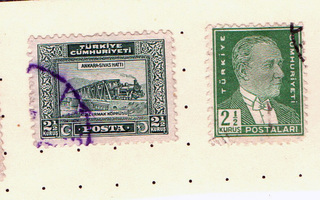 Vanhoja postimerkkejä Turkki