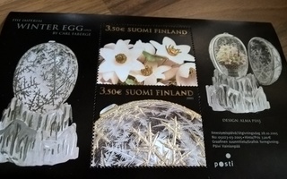 Pienoisarkki Suomalainen postimerkki 150 vuotta Fabergé 2005