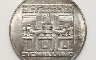 Itävalta 100 Schilling 1978, Hopeakolikko