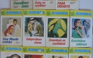 Jessica - koko sarja 11 kpl. Vaasa Oy 1976 - 1978.