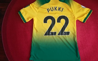 Teemu Pukki Norwich match worn -pelipaita