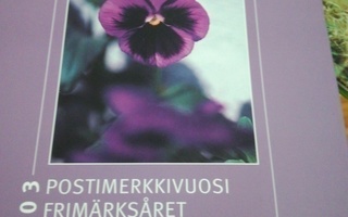 Postimerkkivuosi 2003 Sisältää mm ihanat Muumipostimerkit!!!