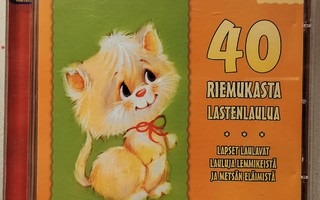 40 RIEMUKASTA LASTENLAULUA-2CD, VLCD-1080D,v.2002,VLMusiikki