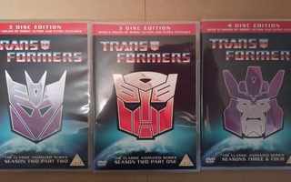 Transformers The Classic Animated Series 1986 Season 2-4 DVD