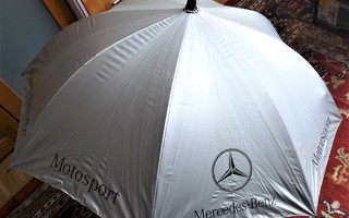 Sateenvarjo Mercedes Benz Motorsport hopea/musta