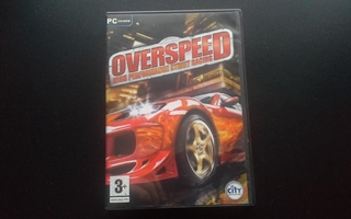 PC CD: Overspeed - High Performance Street Racing peli