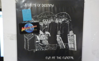 JESTERS OF DESTINY - FUN AT THE FUNERAL M-/M- SUOMI 2014 LP