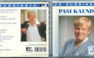 PASI KAUNISTO . CD-LEVY . 20 SUOSIKKIA - SANAT EIVÄT RIITÄ K