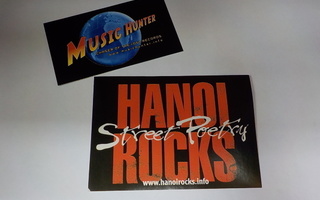 HANOI ROCKS - STREET POETRY UUSI  MUTTA VANHA PROMOTARRA +