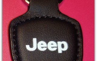 Pieni nahkainen Jeep avaimenperä
