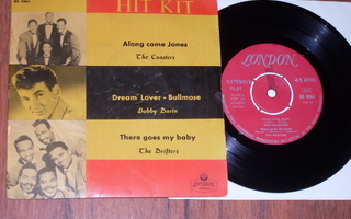 7" BOBBY DARIN,COASTERS,DRIFTERS  single 1959 rockabilly EX