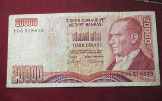 20000 lira 1970 Turkki-Turkey