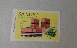 TT-etiketti Sampo - Raadhuset. Oslo