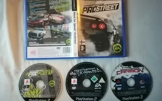 Need for Speed, 3 peliä (PS2)