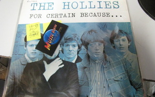 HOLLIES - FOR CERTAIN BECAUSE LP UK '88 PAINOS M-/M-